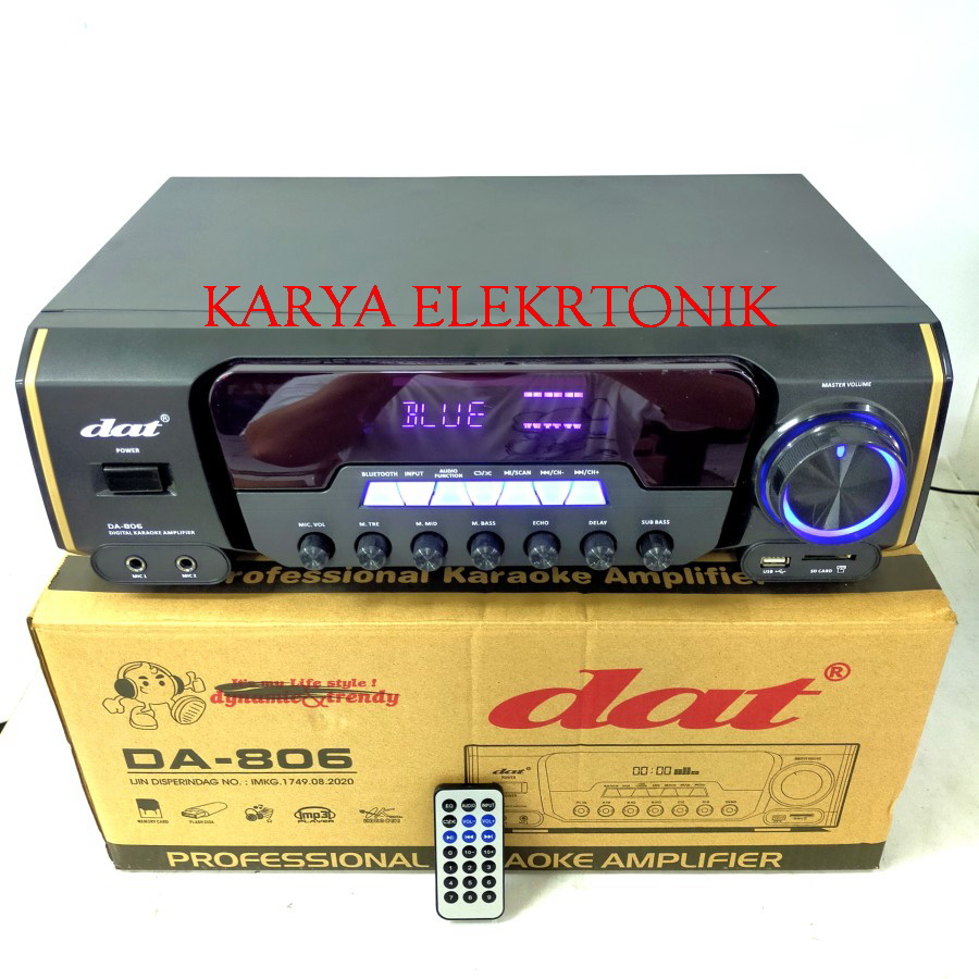 Jual Power Amplifier Dat Da806 / Da 806 Original DAT | Shopee Indonesia