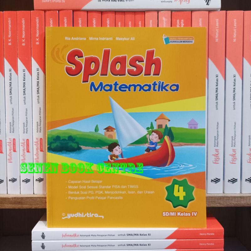 Jual Buku Splash Matematika Kelas Sd Mi Kurikulum Merdeka Yudhistira