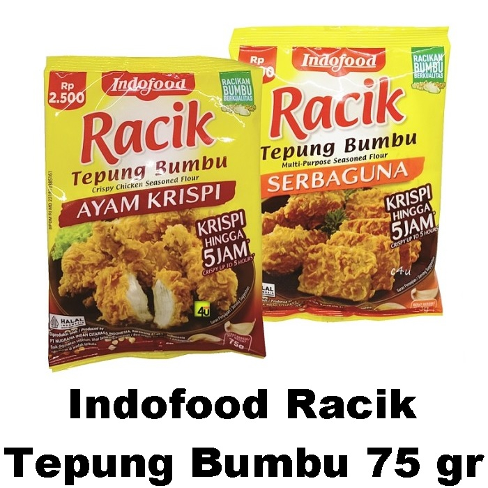Jual Indofood Racik Tepung Bumbu 75 gr | Shopee Indonesia
