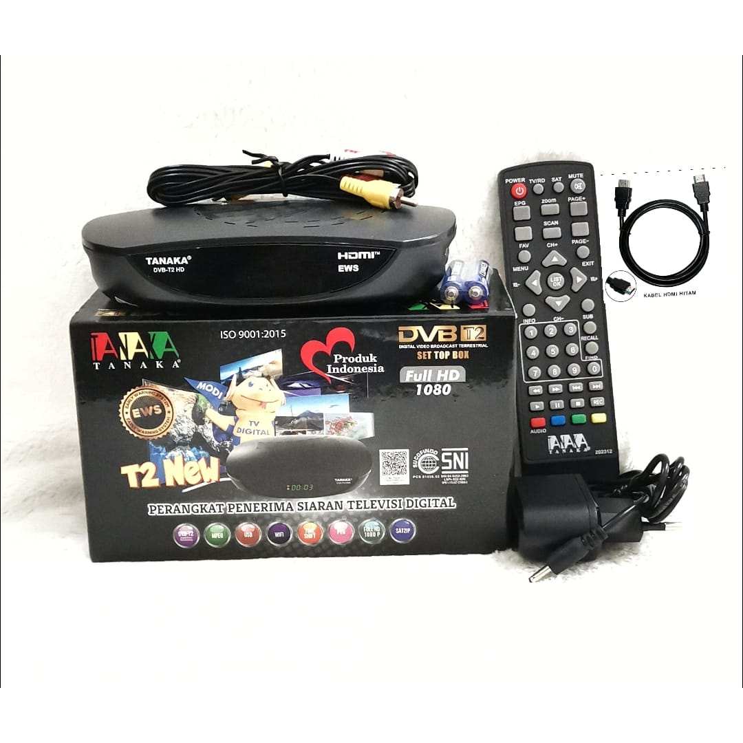 Jual Set Top Box Tanaka T2 New 1080 + Set top box SuperHD Set Top Box