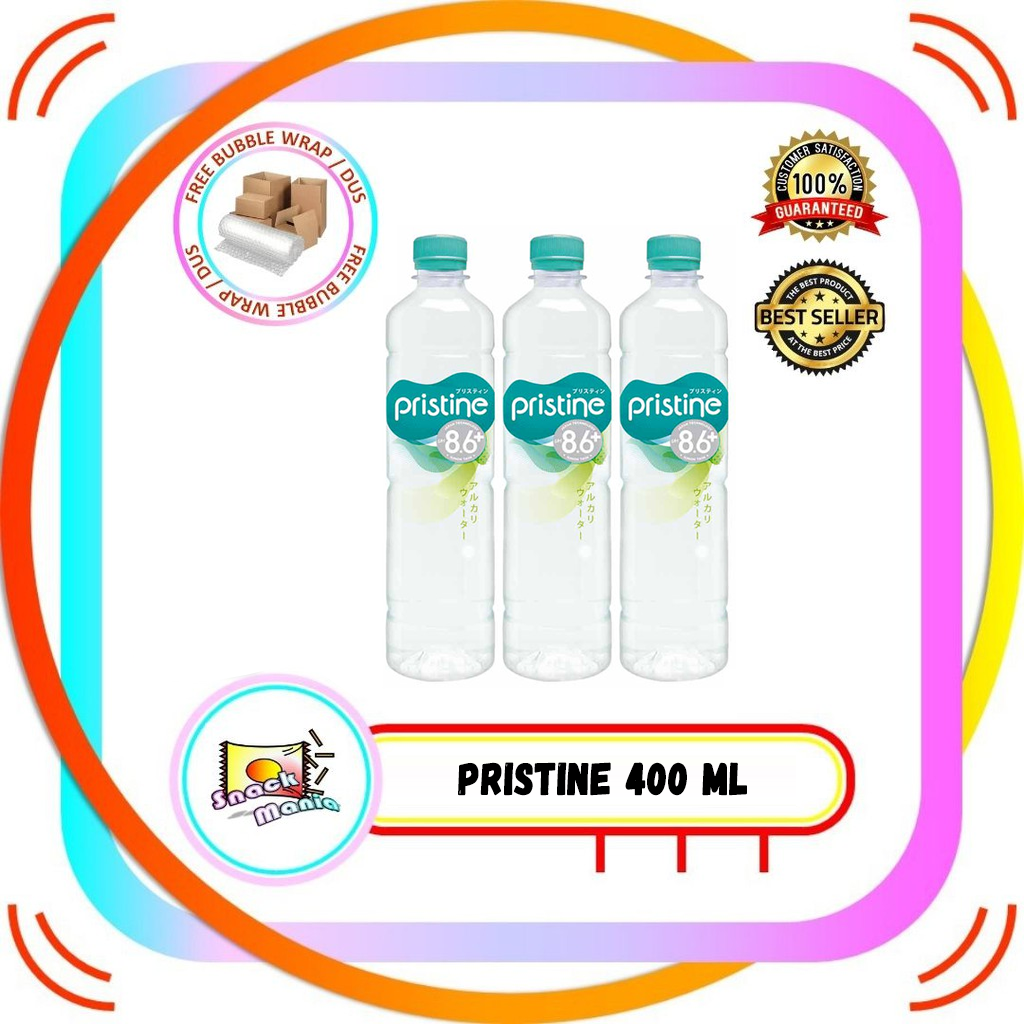 Jual Pristine 8+ Water 400 ml x 1 Botol Air Mineral Air Alkali Pc ...