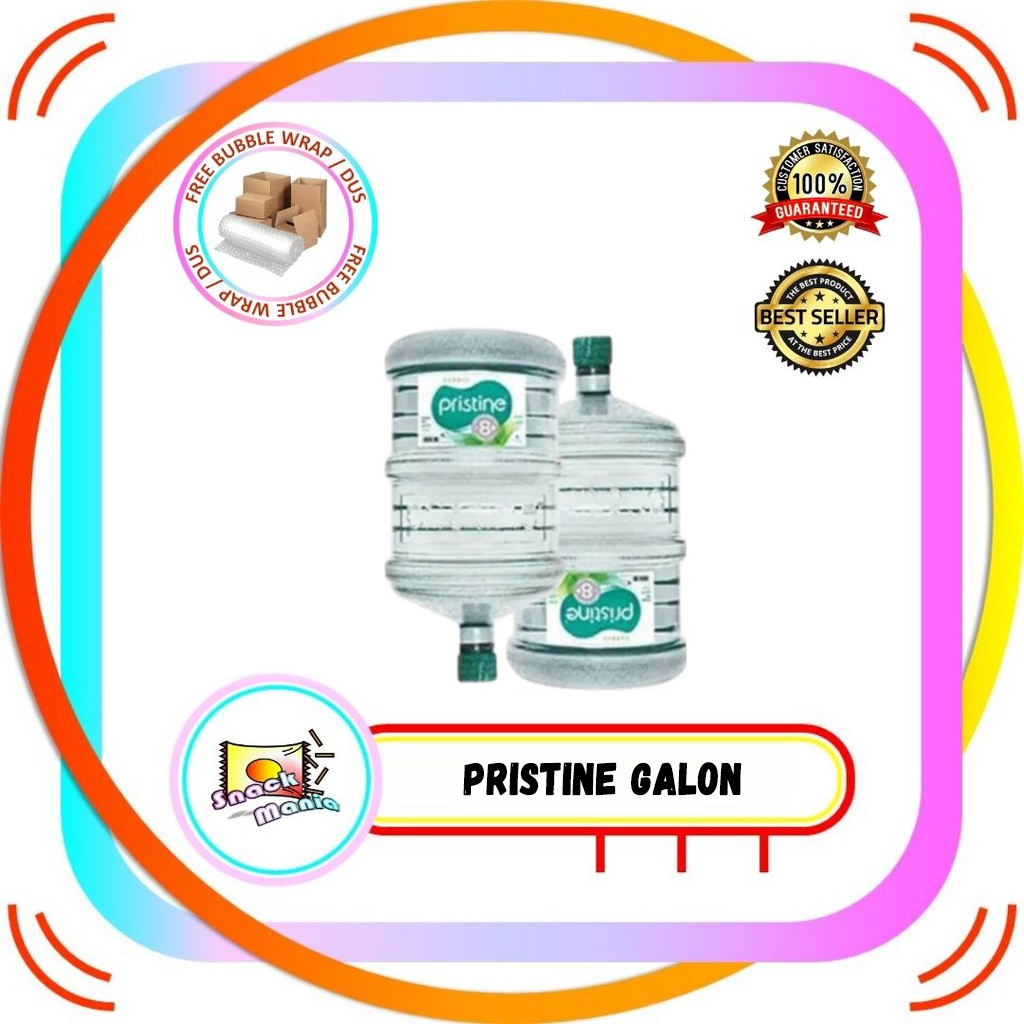 Jual Pristine 8 Water 19 Liter Galon Isi Air Mineral Air Alkali Shopee Indonesia 5358