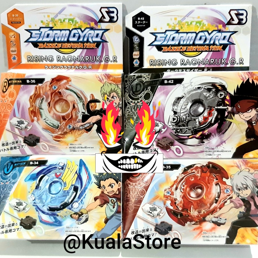 Jual Beyblade Burst Set Tornado Burst StormGyro Besi Bayblade Gasing ...