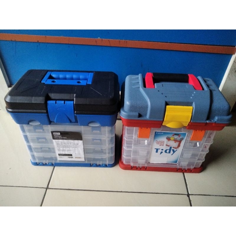 Promo Tool Box / Kotak Perkakas Kompartemen /tool Box Tamiya