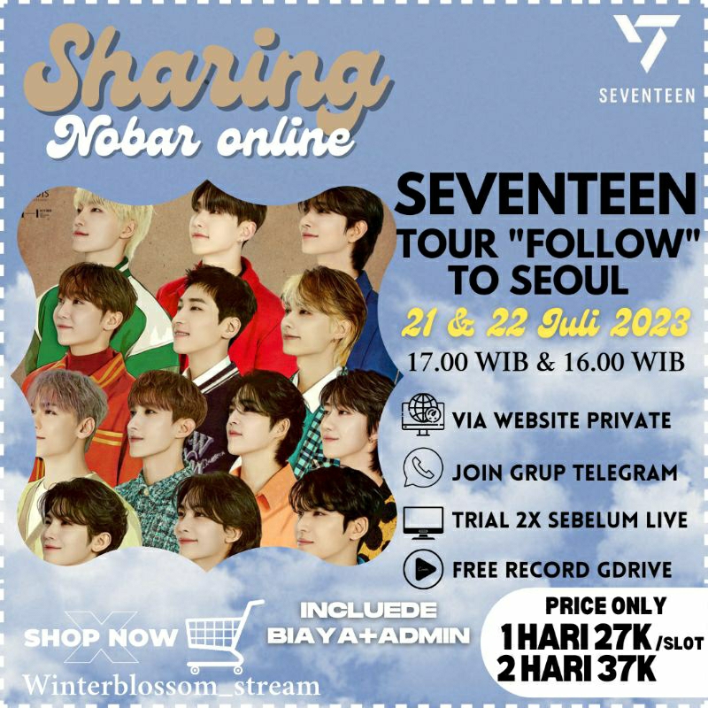 Jual [SHARING KONSER] SEVENTEEN TOUR : FOLLOW TO SEOUL (BACA RULES JOIN ...