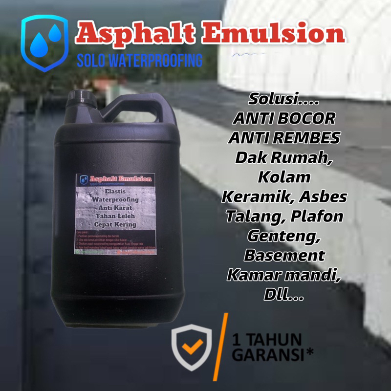 Jual Aspal Cair 5kg Anti Bocor Anti Rembes Asphalt Emulsion Waterproofing Anti Bocor Dak 5780