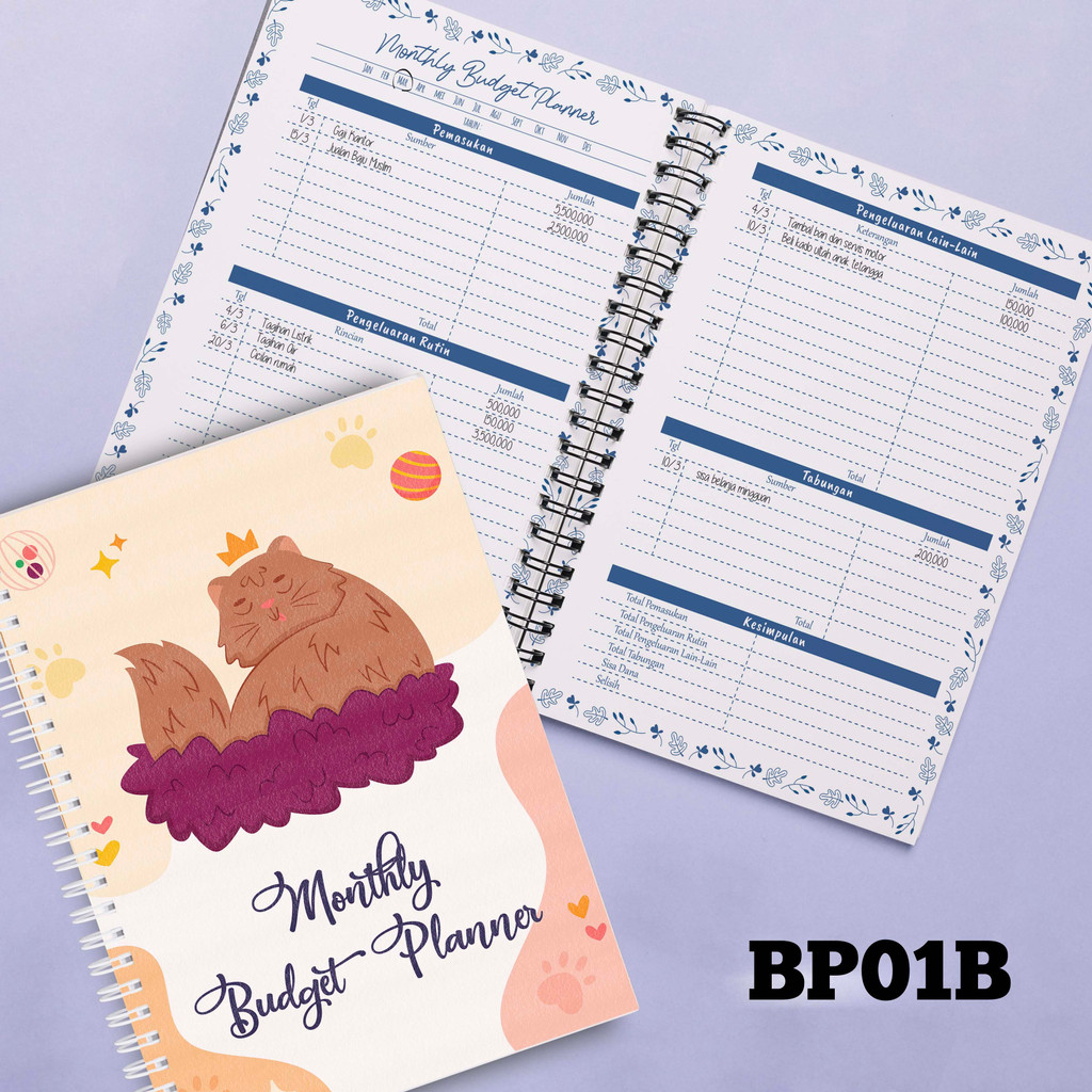 Jual Hanabi Buku Monthly Budget Planner BELI 2 Buku GRATIS 1 PEN GEL ...