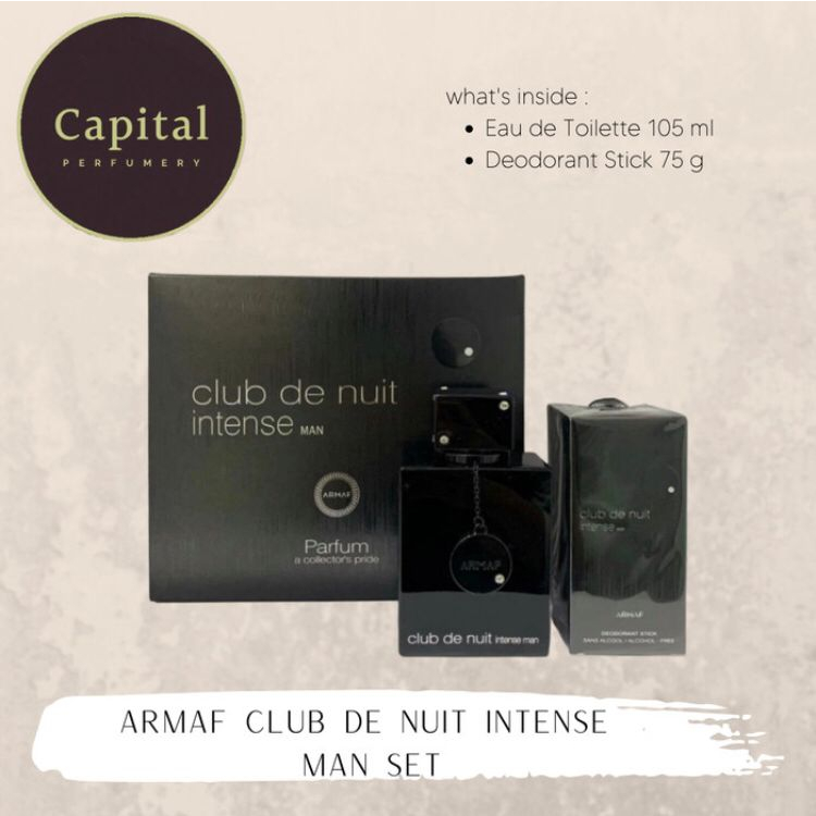 Jual Armaf Club De Nuit Intense Men Parfum Set Shopee Indonesia