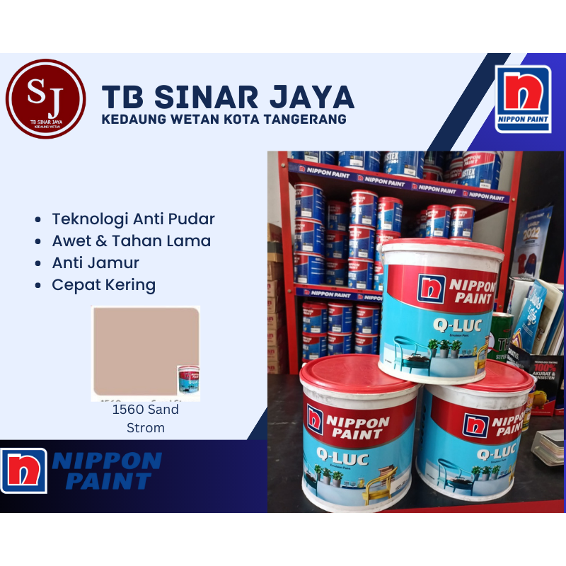 Jual Cat Tembok Interior Qluc Cat Tembok Warna Nippon Paint Galon 5kg ...