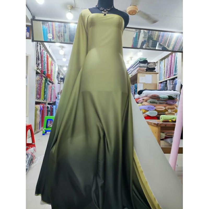 Jual Kain Armany Ombre Gradasi Hijau Sage Olive | Shopee Indonesia