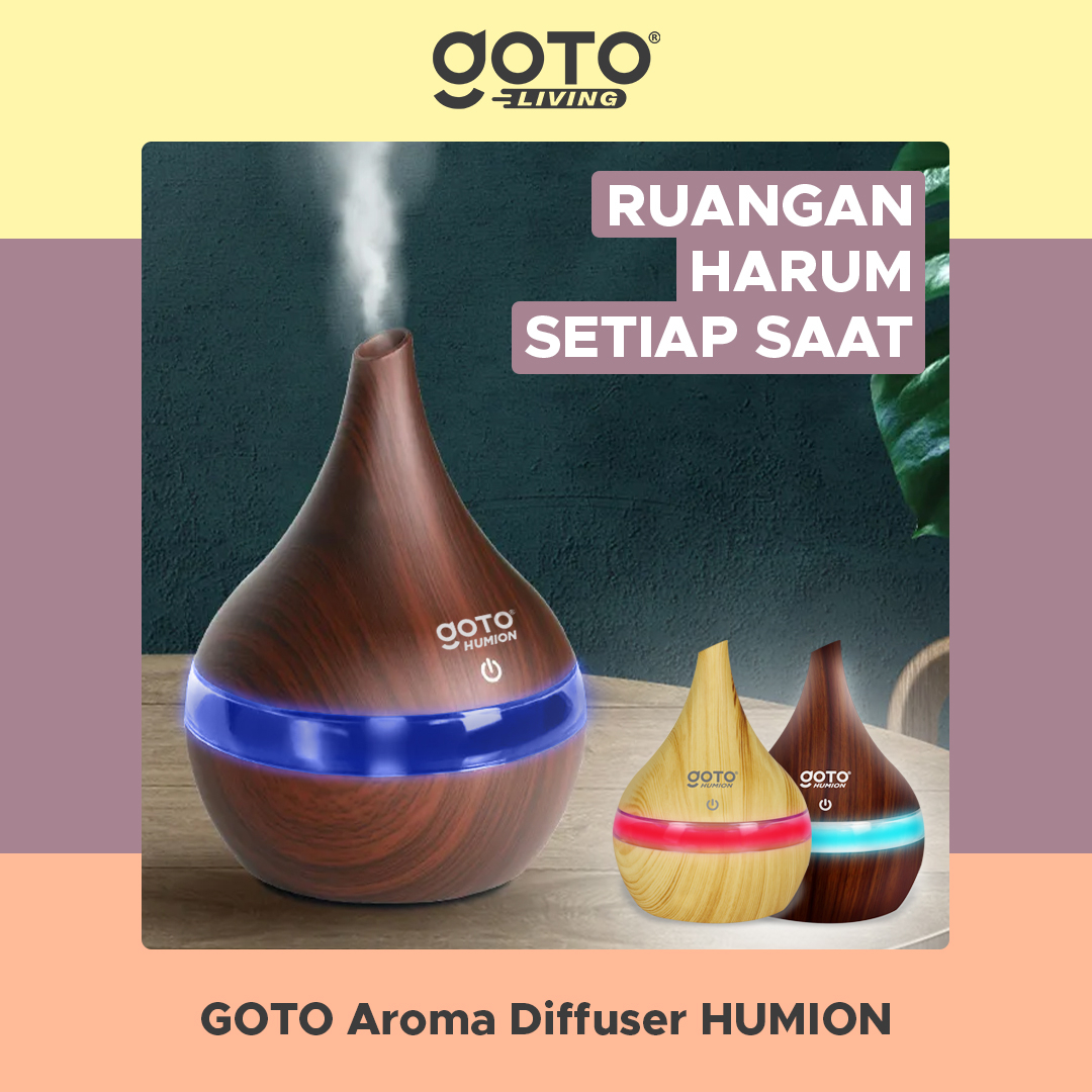 Jual Goto Humion Humidifier Diffuser Aroma Terapi Essential Oil