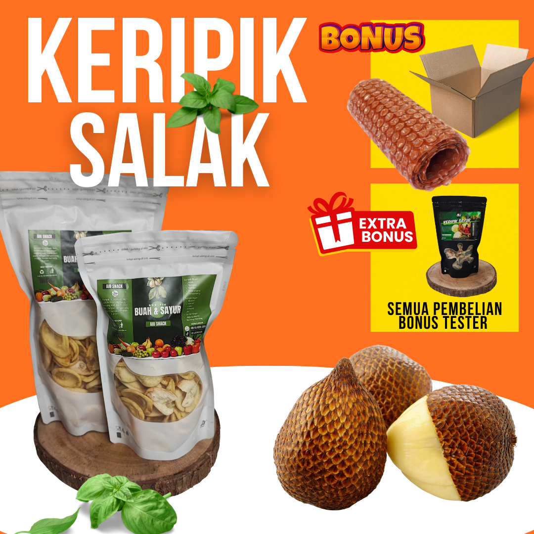 Jual Keripik Kripik Salak Manis Premium Keripik Kripik Buah 100 Gram