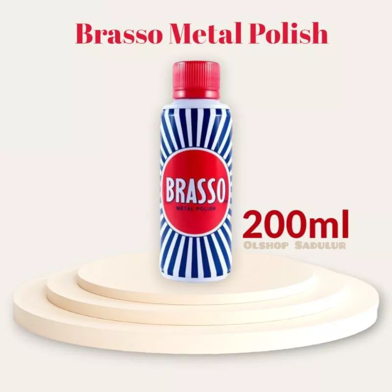 Jual Brasso Metal Polish Pengkilat Logam ( 200ml ) Shopee Indonesia