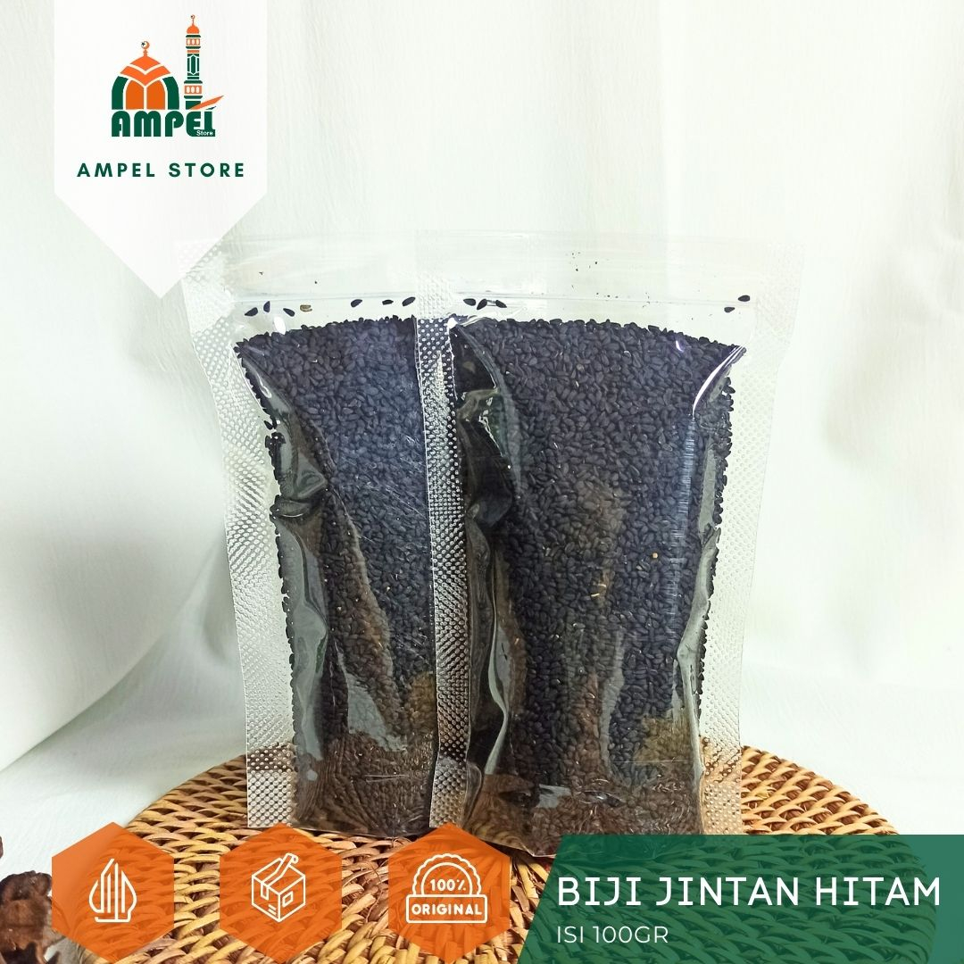 Jual Biji Jintan Hitam Habbatussauda 100gr Murni Jinten Habatussauda ...