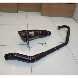 Jual Knalpot Racing R9 H2 Black Doff Pnp R15v2 Tiger Verza Sonic Gsx ...