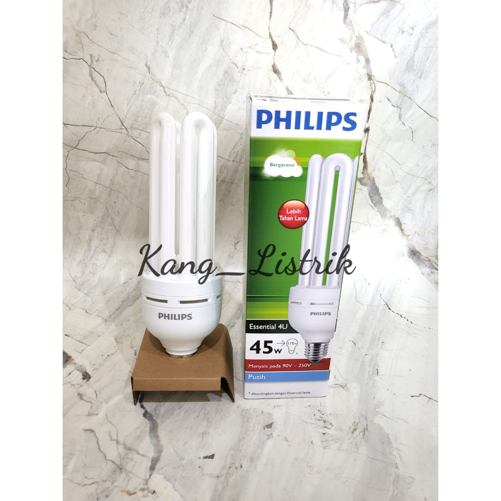 Jual Philips Essential 45Watt / Lampu Essential Philips 45W 4U | Shopee ...