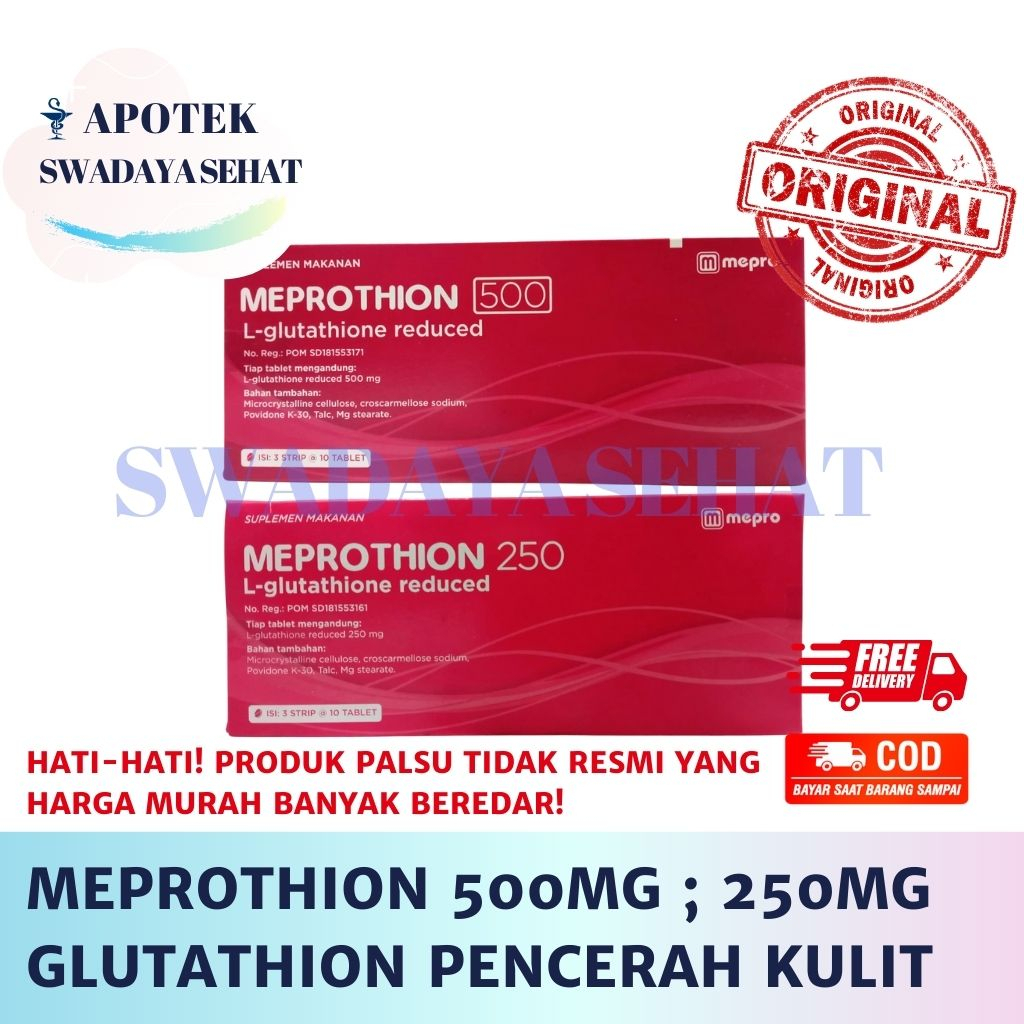 Jual Meprothion Mg Box Strip Tablet Mg L Glutathione