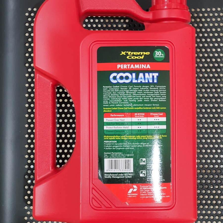 Jual Coolant Air Radiator Pertamina 30% Concentrate 4 Liter | Shopee ...
