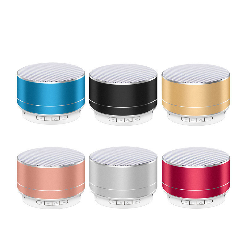Jual Portable Bluetooth Speaker A10 Mini Bulat LED | Shopee Indonesia