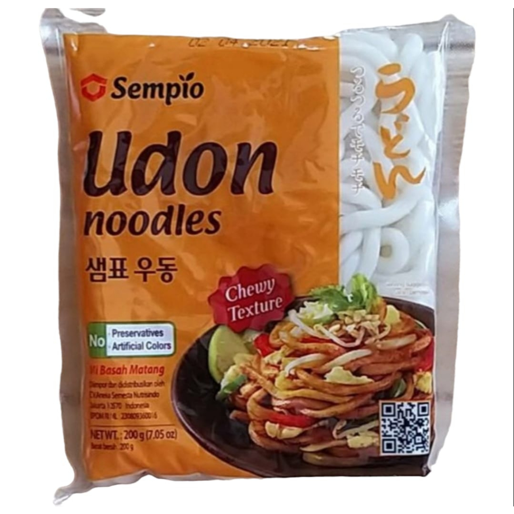 Jual Sempio Fresh Udon Noodles Chewy Texture 200gr Shopee Indonesia