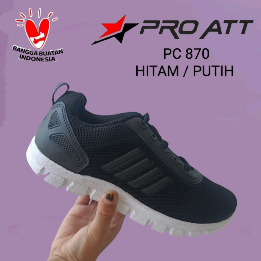 Jual gos PRO ATT sepatu sekolah hitam Sepatu PRO ATT PA/PC MCL Sepatu ...