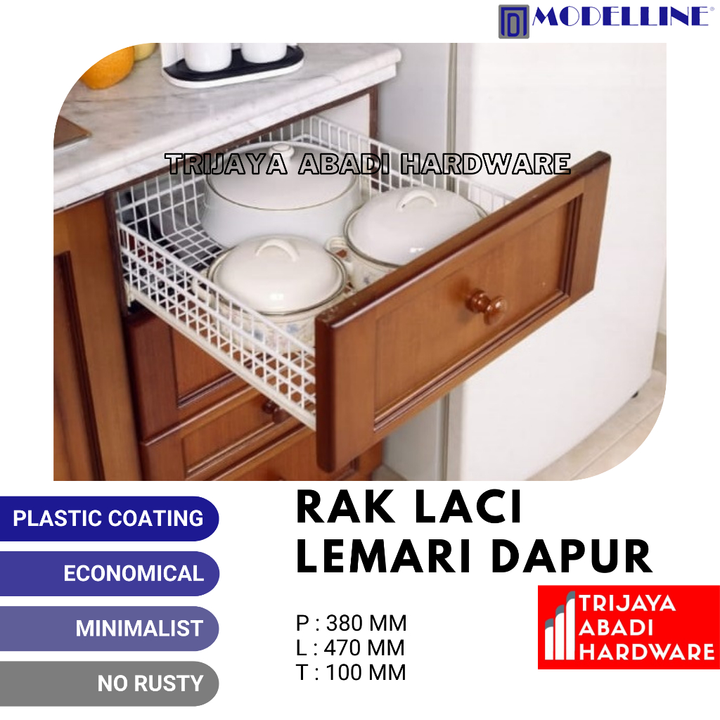 Jual Rak Laci Lemari Dapur Modelline Tempat Penyimpanan Serbaguna ...