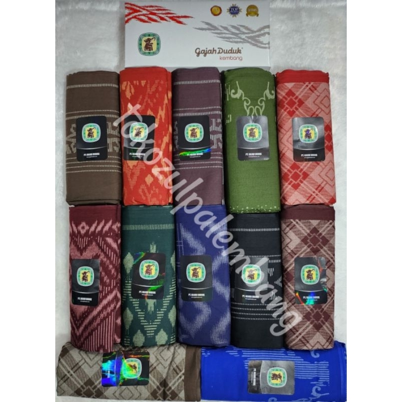 Sarung Dewasa GAJAH DUDUK Asia dan Kembang
