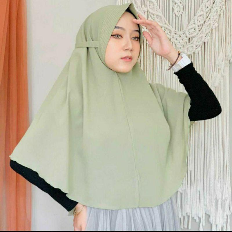 TINA COLLECTION - HIJAB INSTAN PED TALI DIAMOND/BERGO PED TALI/KERUDUNG PED TALI