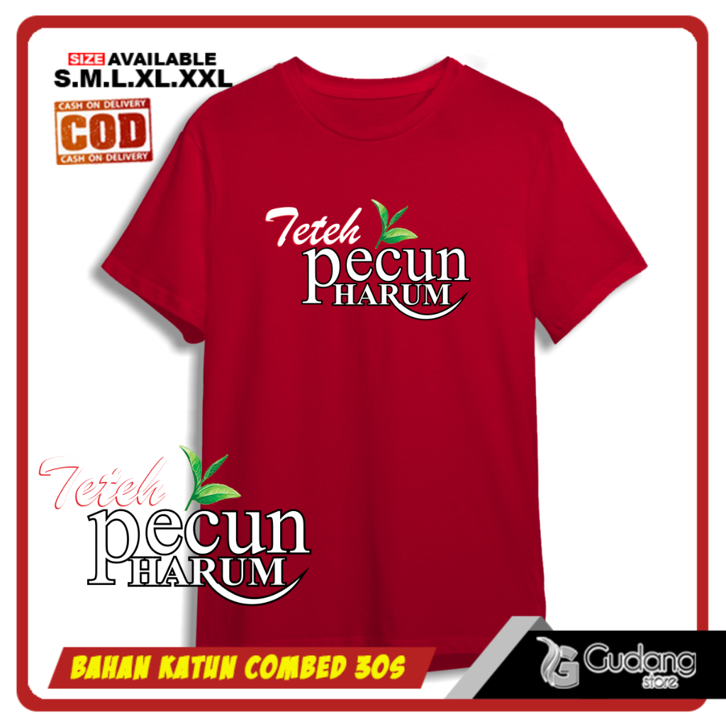 Jual T-shirt Baju Kaos Plesetan IYEUTEH PECUN HARUM Kaos Pria Wanita ...