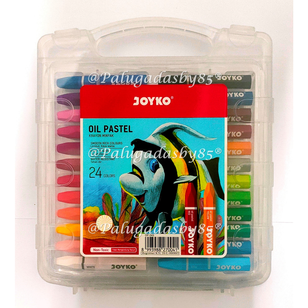 Jual (1 Set Isi 24 Warna) Crayon JOYKO OP24S 24 Warna / Crayon Krayon
