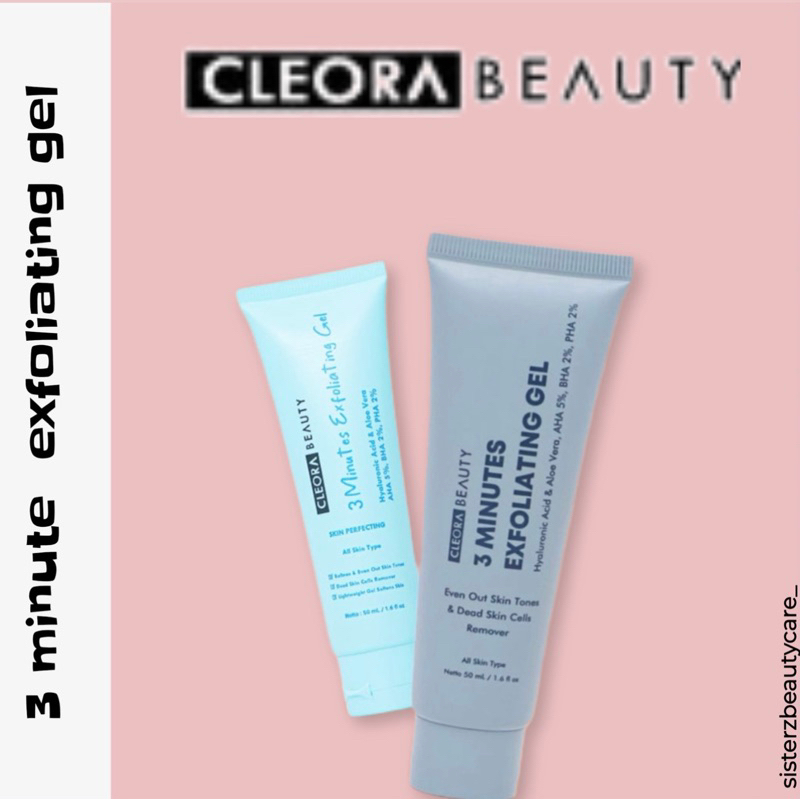 Jual Cleora 3 Minutes Exfoliating Gel Cloera Beauty Exfo (50 ml ...