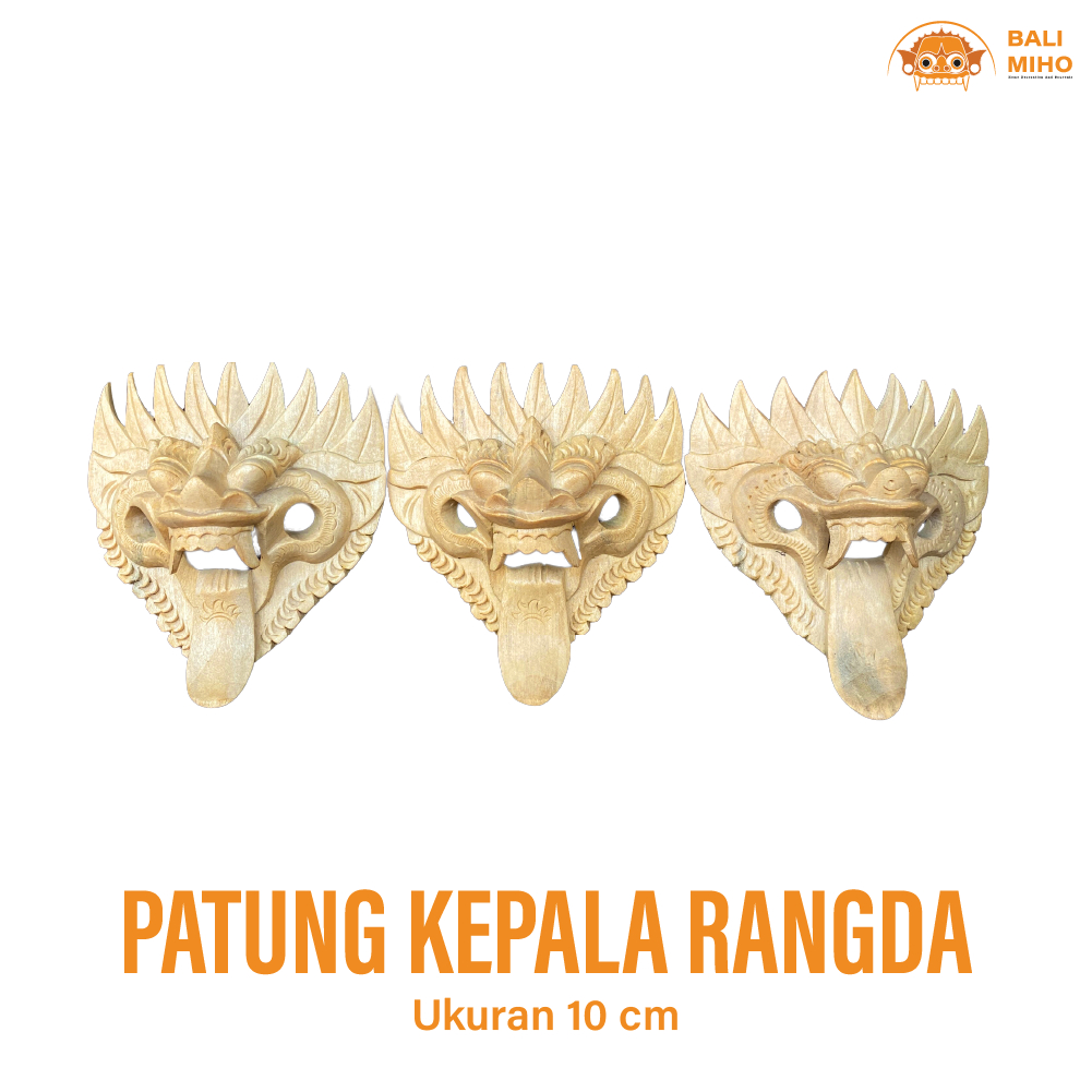 Jual Patung Topeng Rangda Mini - Topeng Leak Mini -Rangda Kayu - Tapel ...