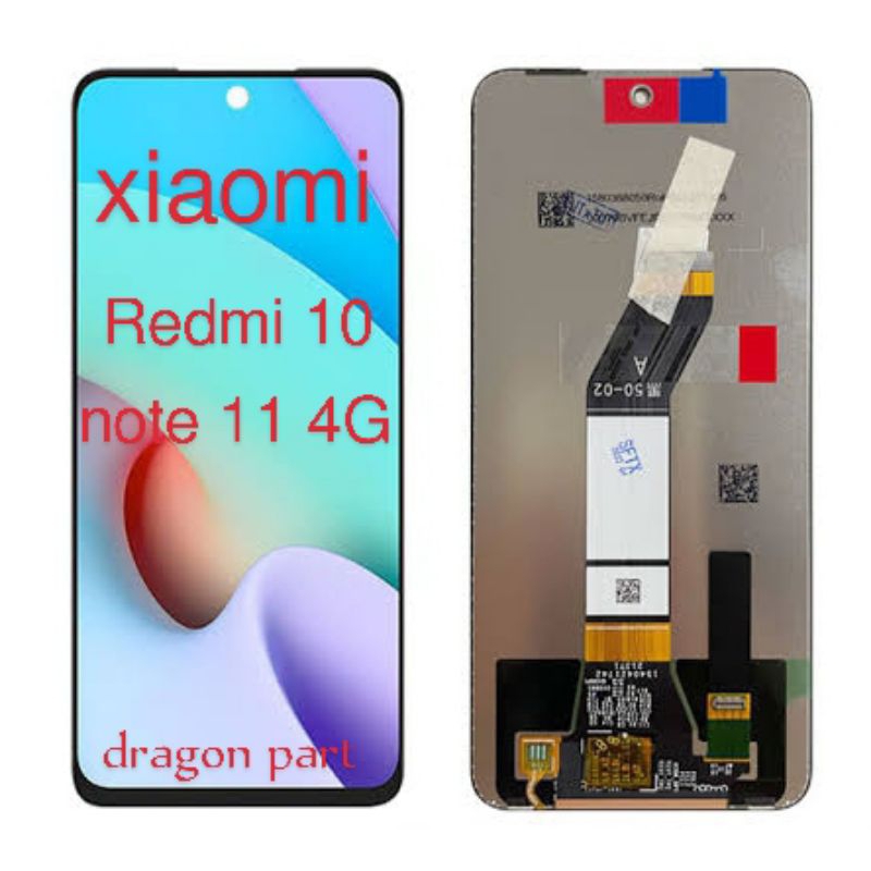 Schermo LCD Di Ricambio Per Redmi 10 4G 2021/2022 – Display E Touchscreen Completo, Nero