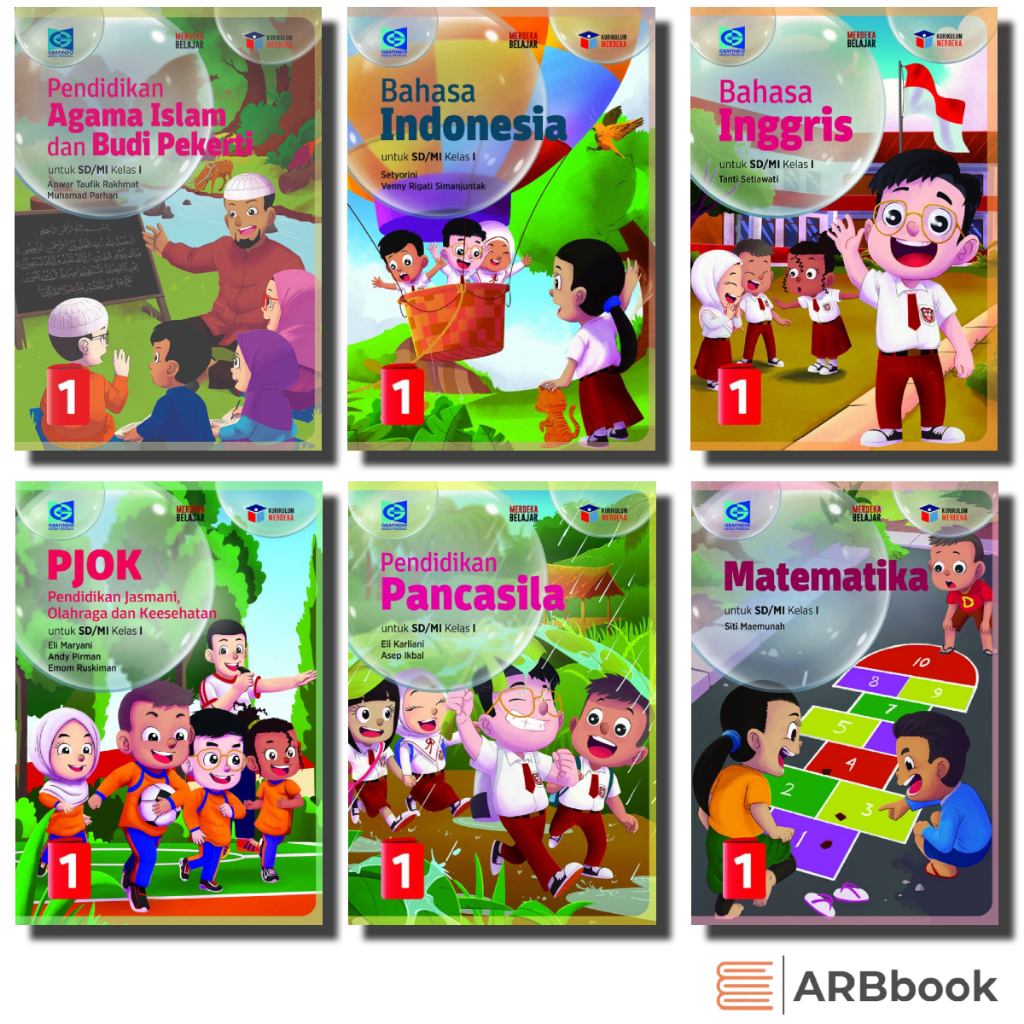 Jual BUKU PAKET KURIKULUM MERDEKA KELAS 1 SD GRAFINDO | Shopee Indonesia