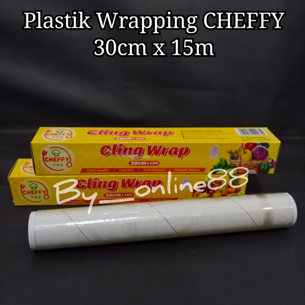 Jual Cling Wrap CHEFFY 30cm x 15meter - Food Plastik Wrapping | Shopee ...