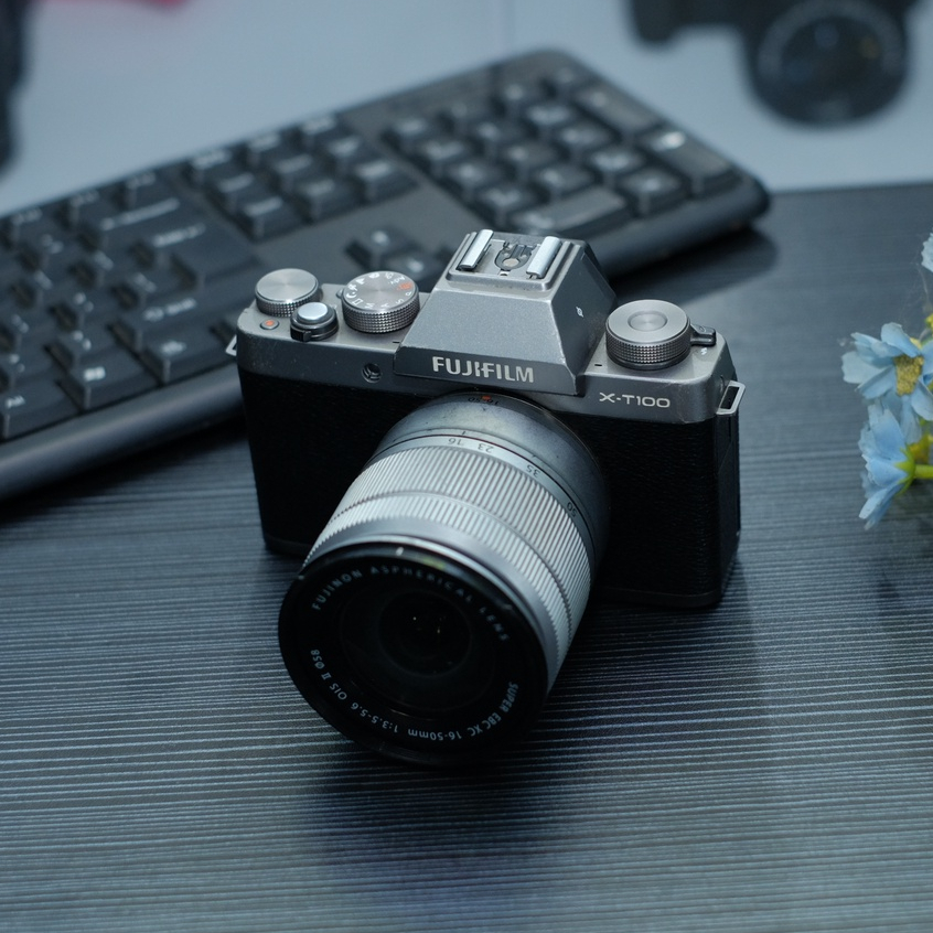 Jual Fujifilm XT100 Lensa Kit 1650mm Kamera Mirrorless Original