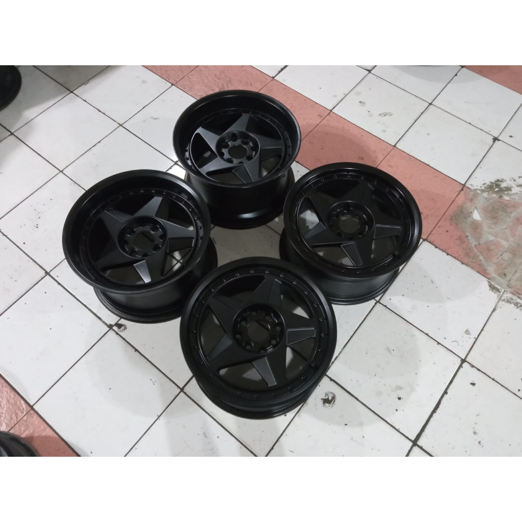Jual VELG SECOND RACING RAYS CLUB RING 15X7,5/8,5 HOLE 4X100/114 VELG ...