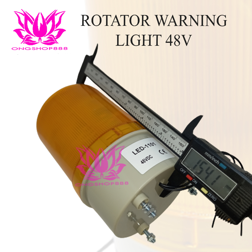 Jual Rotator Warning Light 48V Lampu Rotari Strobe Forklift Universal ...