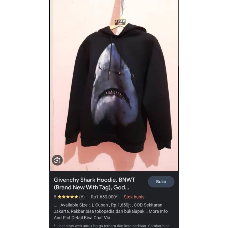 Givenchy hoodie shark best sale