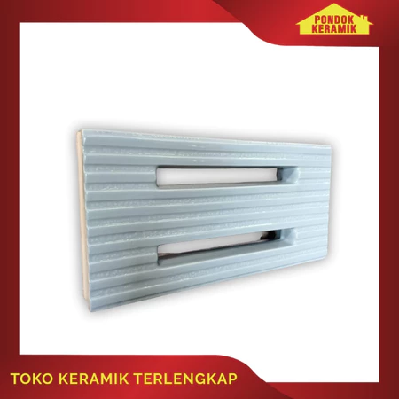 Roster Keramik Lubang Angin Dinding 20x40 RO 89 E Grey