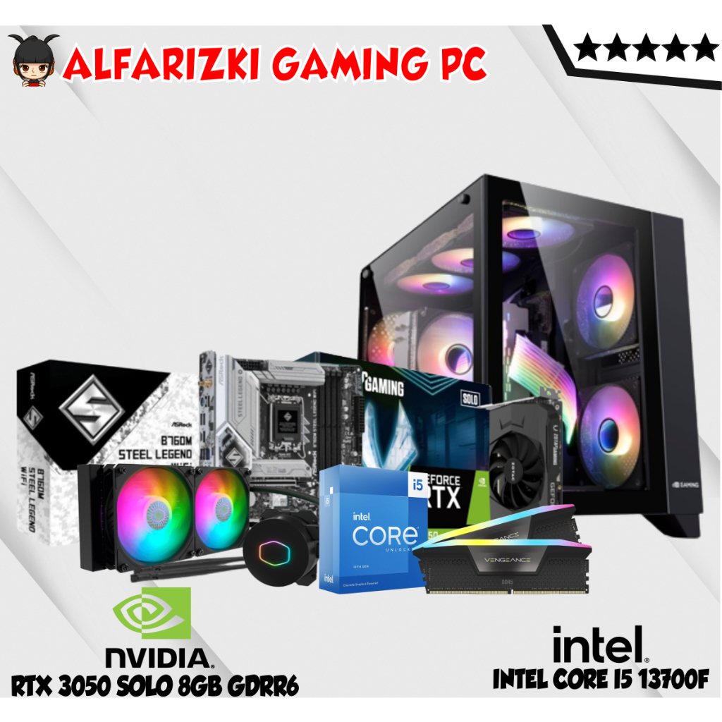Jual RAJA PC GAMING INTEL CORE I5 13400F | RTX 3050Solo 8GB | RAM 32GB ...