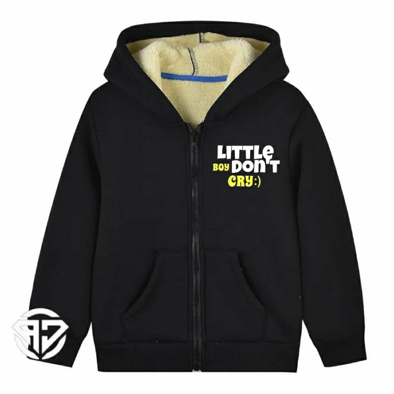 Jaket Anak Jaket hoodie Anak Sweater Hoodie Anak Unisek Litle Boy dont  cry