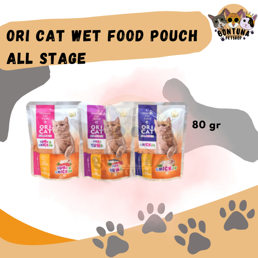 Jual ORI CAT Wet Food Pouch All Stage 80 gr Shopee Indonesia