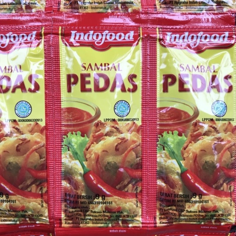 Jual Saos Sambal Pedas Indofood Sachet 9gr Isi 36 Sachet Shopee Indonesia