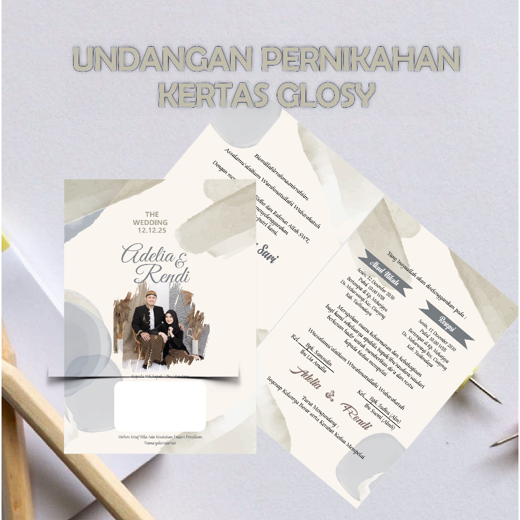 Jual UNDANGAN PERNIKAHAN PAKAI FOTO | Shopee Indonesia