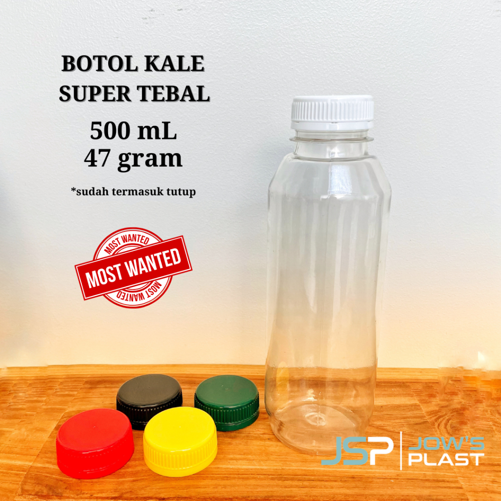 Jual Botol Kale 500 Ml Super Tebal Promo Free Paket Packing Aman Min 20 Pcs Botol Plastik 5967