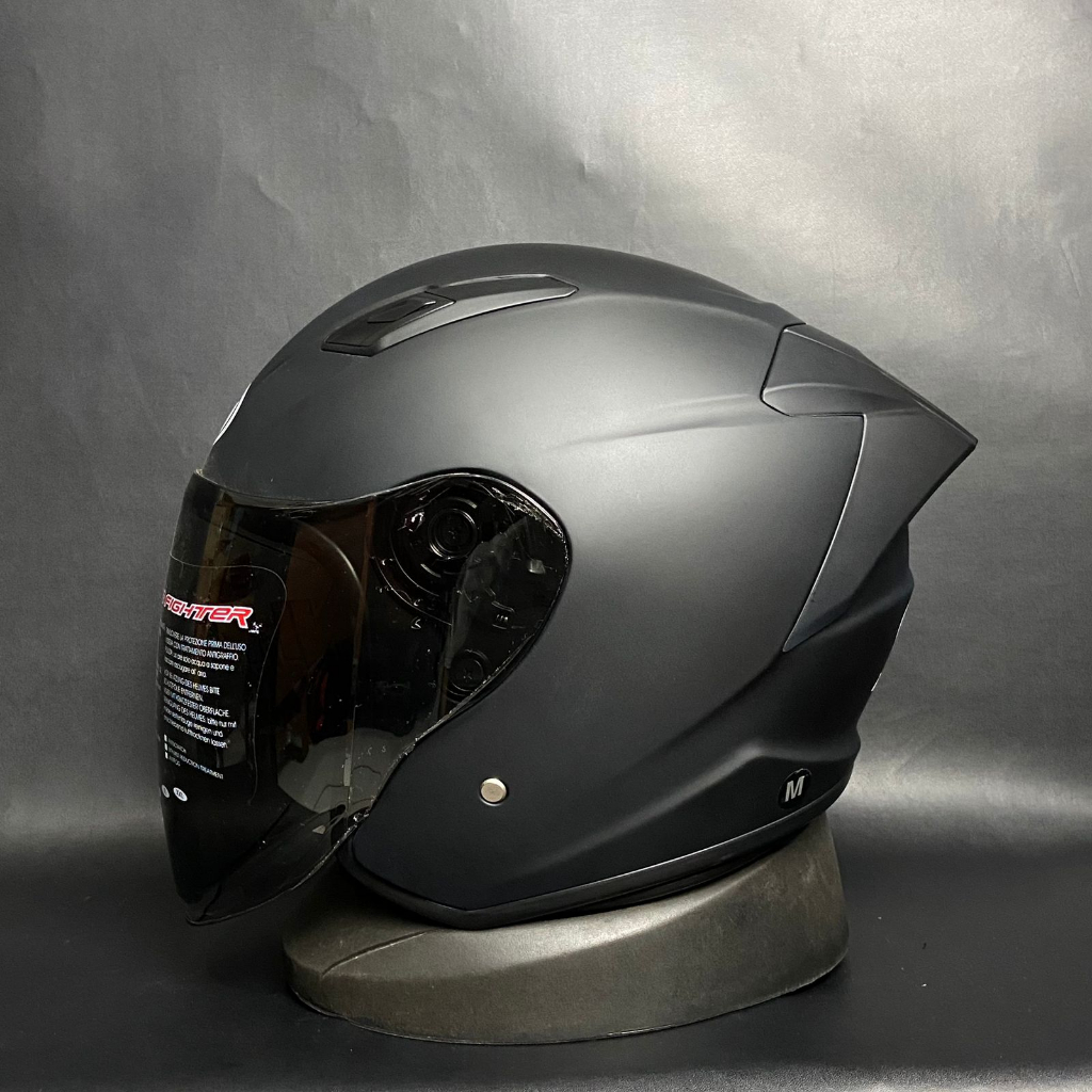 Jual HELM NHK R1 ELITE SOLID BLACK DOFF HALF FACE NHK ELITE | Shopee ...