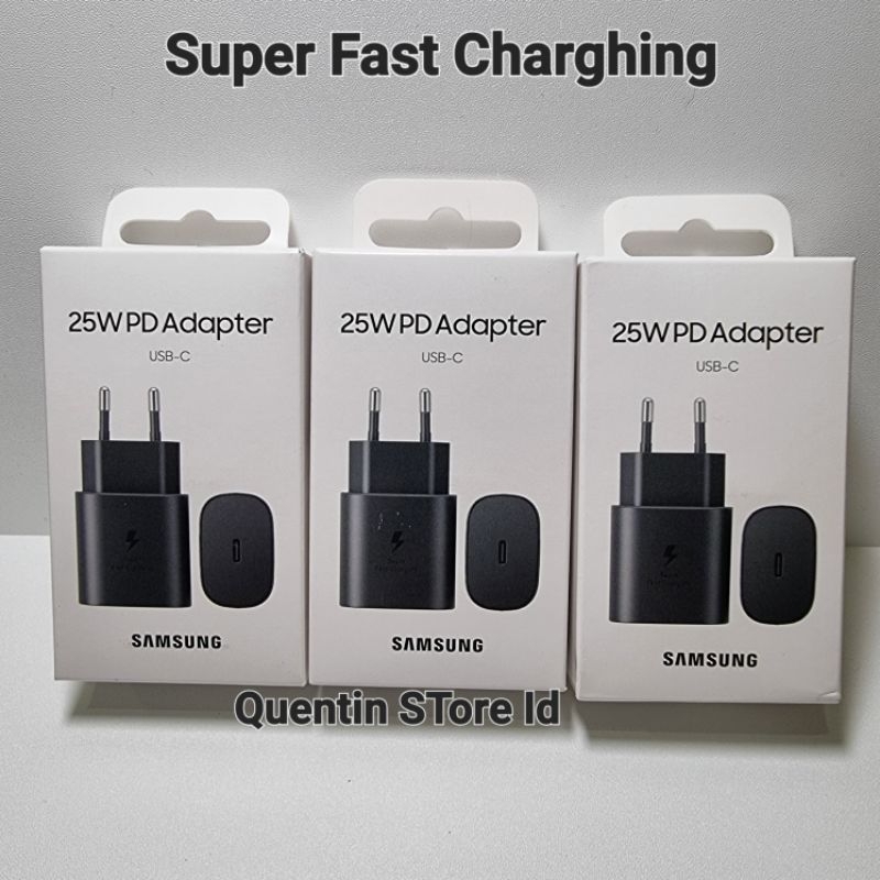 Jual Charger Adapter Samsung 25 Watt Super Fastcharghing Original 100
