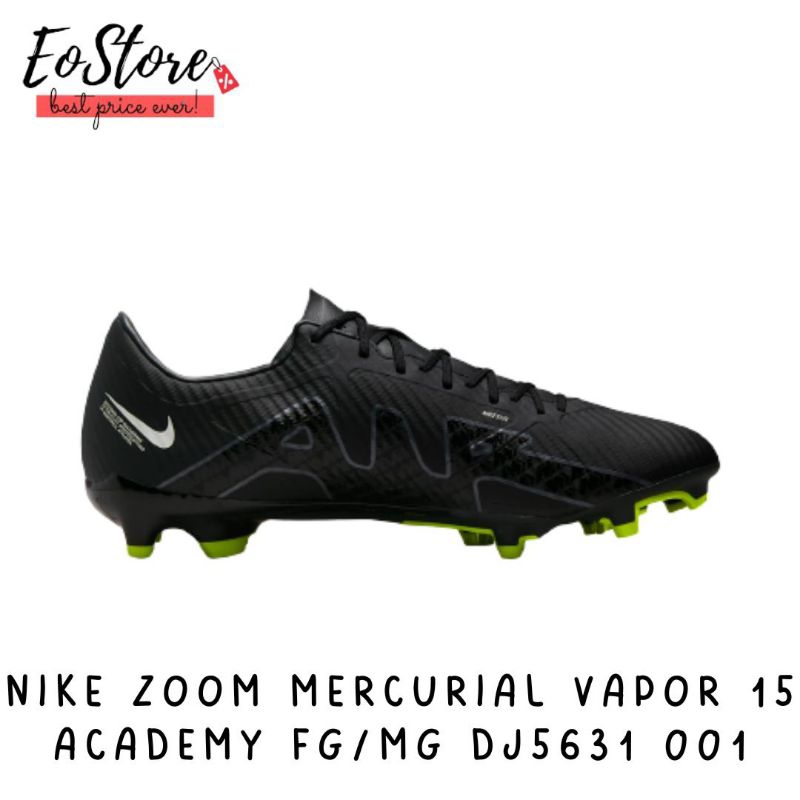 Jual Nike Zoom Mercurial Vapor 15 Academy FG/MG Black/Smoke Gray - Main Image