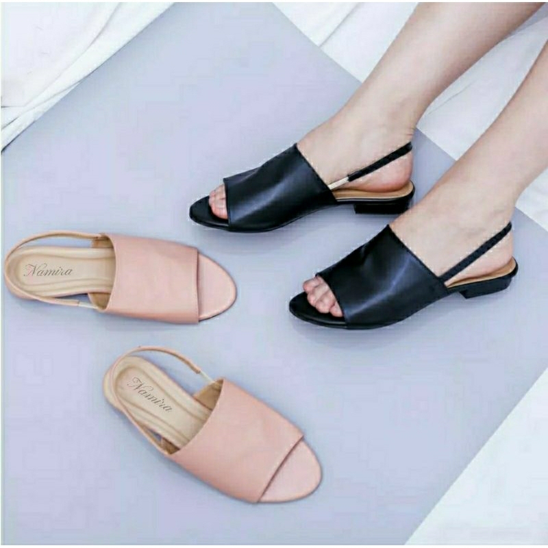 Sandal hot sale tali flat